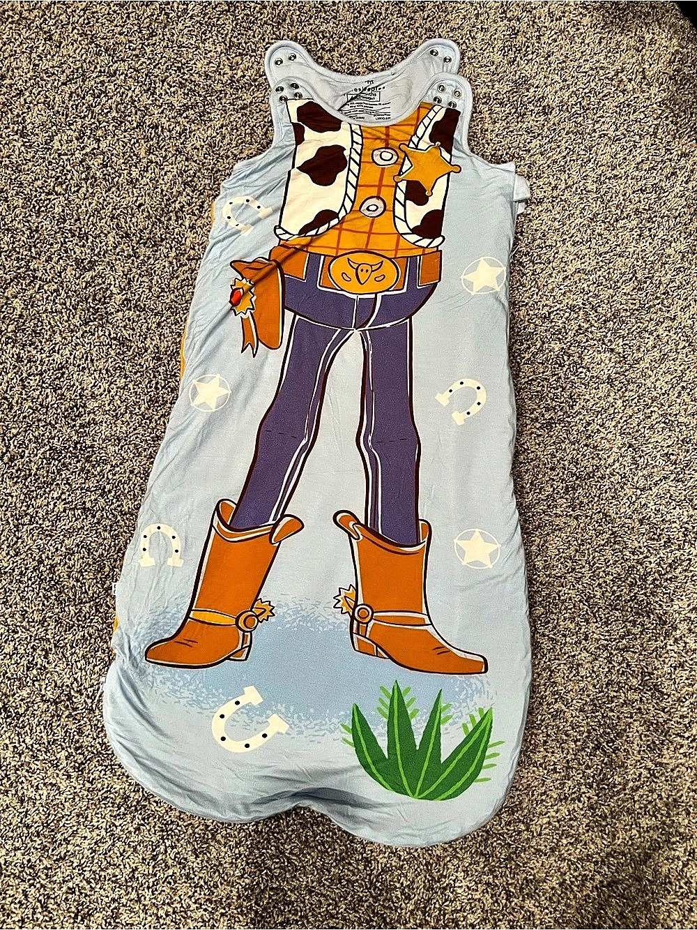 Little Sleepies Disney Pixar Toy Story Sleep Bag Blue & Orange